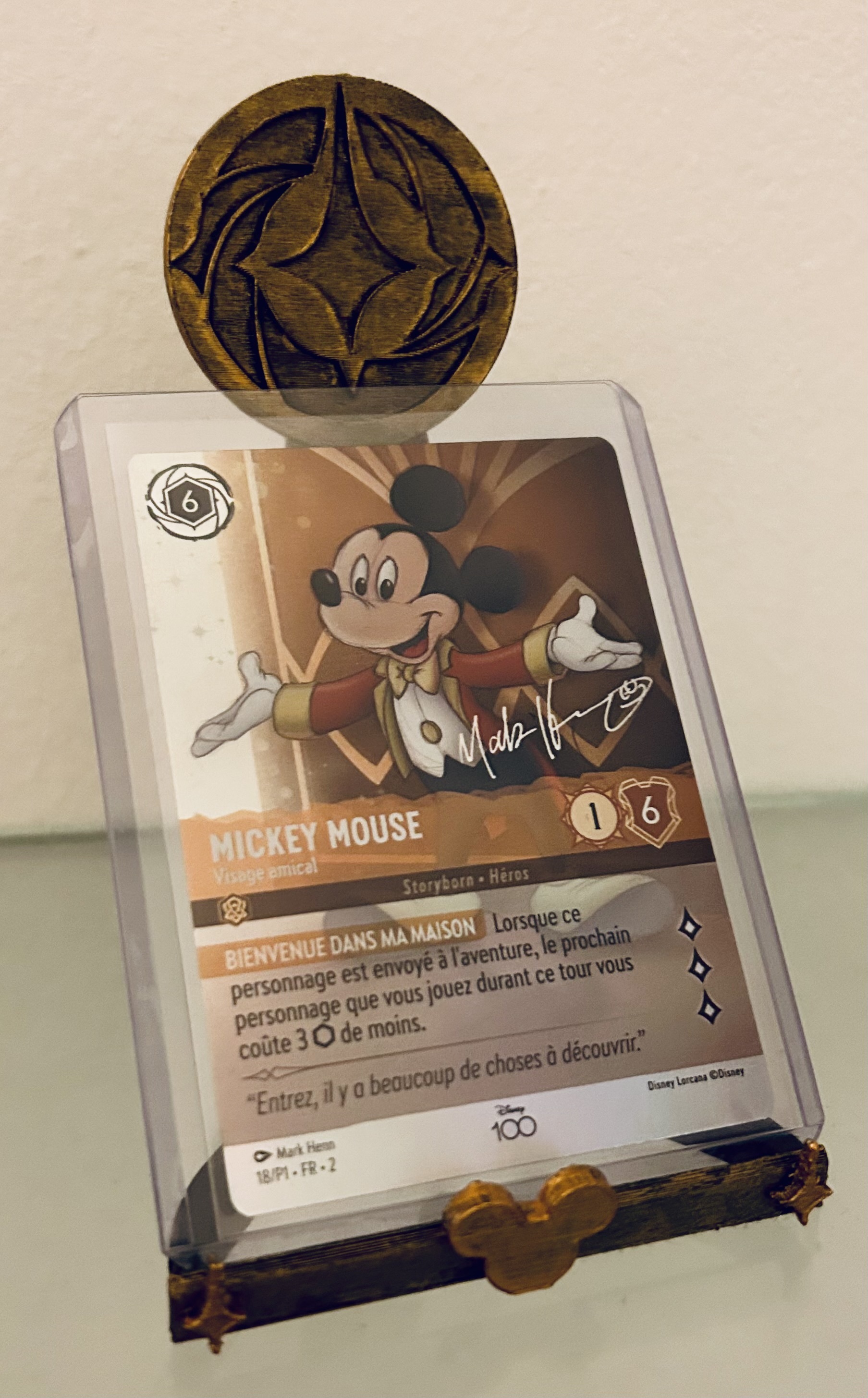 lorcana cartão exibição jogos Disney deco decoração coleção tcg 3D print model - Mito3D