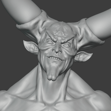 lord darkness bust legend movie demon 3d print model - Mito3D