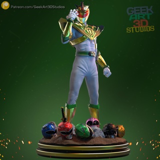 Seigneur drakkon puissant morphin Puissance rangers tokusatsu Power Rangers Super Sentai sentai statue 3d print model - Mito3D
