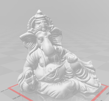 kral ganesh ev hindu tanrılar ganesha hindistan hintli vedik 3d print model - Mito3D