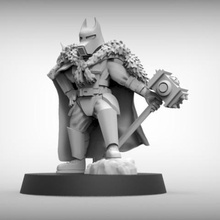 signore cani da guardia 28mm resin art alien character commander cool figure hero imperial officer soldier tabletop wargaming warrior wolf models 3d print model - Mito3D