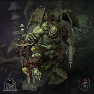 lord plague Game fantasy horror monster rpg mutant dnd eightlegsminiatures eightlegs 8legs demonprince demon lordofplague 3d print model - Mito3D