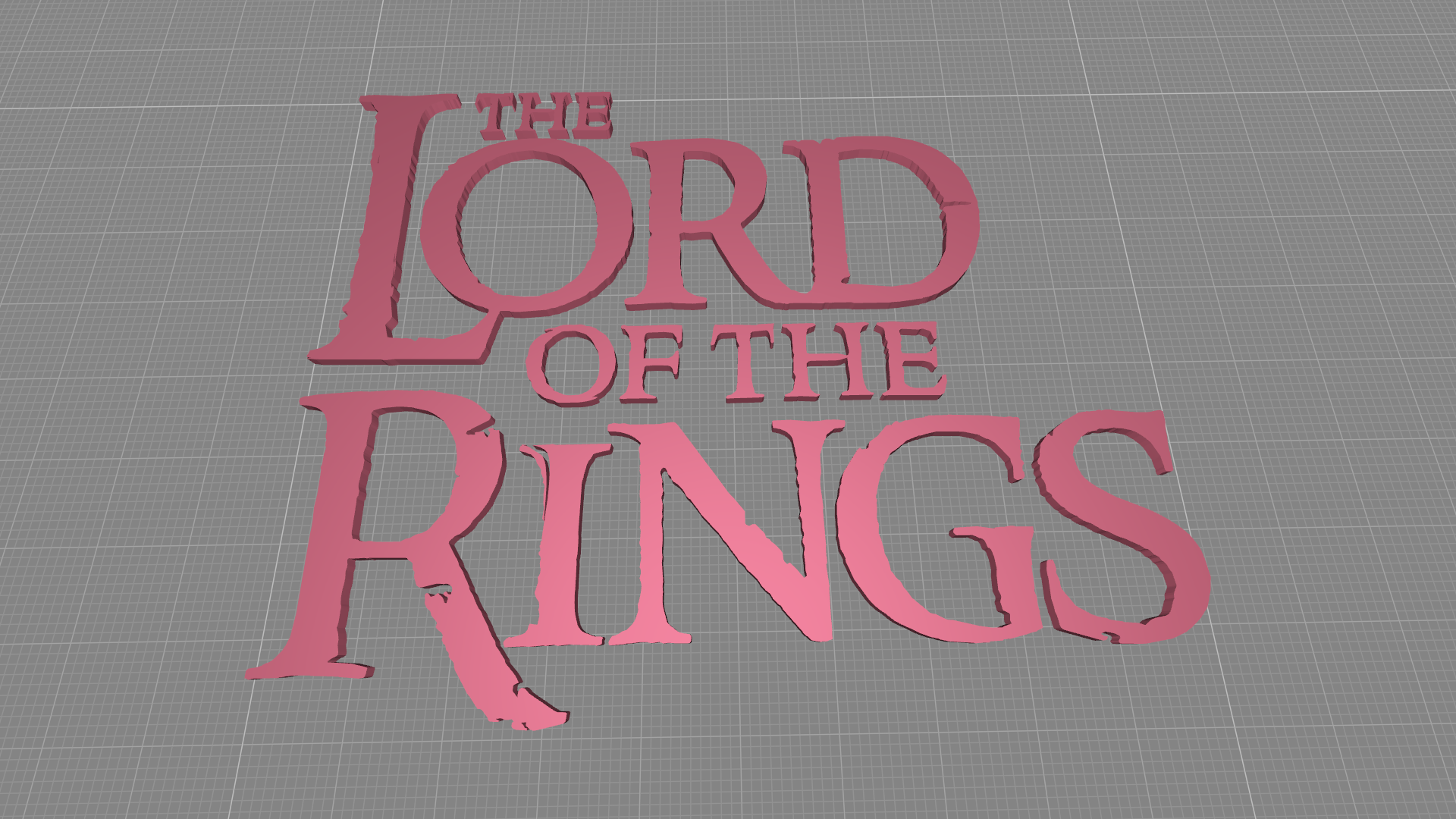 lord rings ring decoration framework art 3D print model - Mito3D