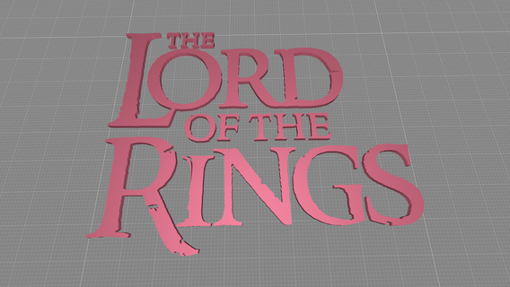 lord rings lord ring lord rings decoration framework art  3d print model - Mito3D