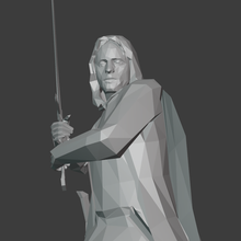 senhor argolas Aragorn jogos mr Anéis 3d print model - Mito3D