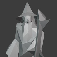 lord rings - gandalf grey game thelordoftherings gandalfelgris 3d print model - Mito3D