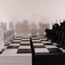 señor anillos ajedrez conjunto 3d print model - Mito3D