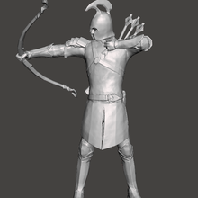 lord rings elven archer bowmaster 3d print model - Mito3D