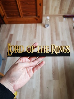 lord rings logo lord rings logo lotr tolkien  3d print model - Mito3D