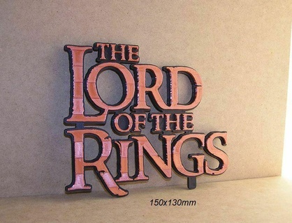 lord rings lord rings sign signboard sign logo sign logo lord rings mr rings sign poster sign logo  3d print model - Mito3D
