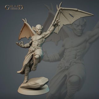 lord vampire 01 Game fantasy game monster roleplay rpg vampire wing blood lord dungeon  3d print model - Mito3D