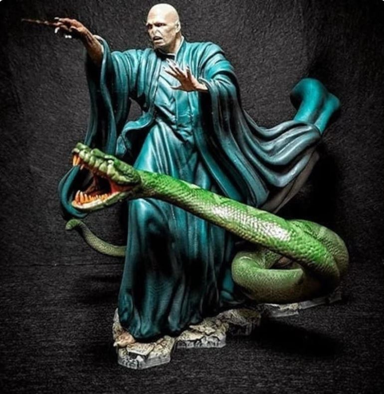 lord voldemort nagini Art harry potter busts sculptures 3D print model - Mito3D