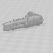 señor guerra furia sol plasma cañón adeptus titanicus jefe militar titán aniquilador 3d print model - Mito3D