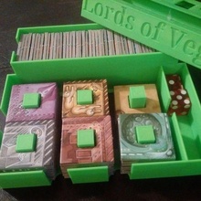 lords vegas storage solution boardgame organizer of games 3d print model - Mito3D