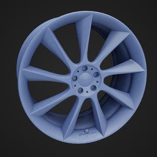 lorinser sport aluminum wheel wheel carstoy aluminum sport mercedes lorinser mags  3d print model - Mito3D
