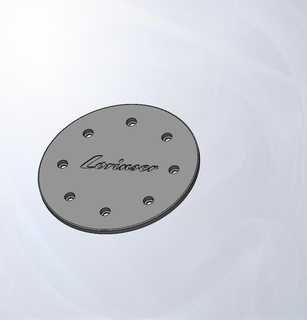 lorinser wheel center hub caps cover 162 mm 3d print model - Mito3D