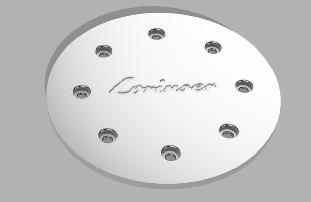 lorinser wheel center hub caps cover threads 162 mm cap thread mercedes 3d print model - Mito3D