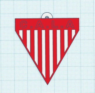 andes llavero lomas zamora fútbol argentina llave anillos Abuelo 3d print model - Mito3D