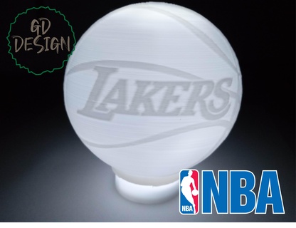 los angeles lakers basketball tealight reading light party Various nba 3d print model - Mito3D