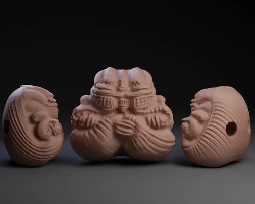 los toplar la mascota sanat harika fikir taş kaya 3d print model - Mito3D