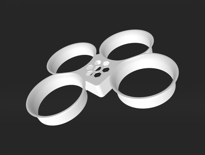 los ducts flywoo dc16 1s whoop duct 3d print model - Mito3D