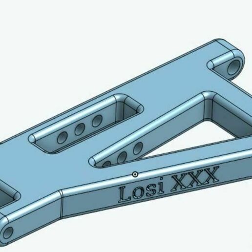 losi xxx 2wd petit chariot arms c_vehicles 3D print model - Mito3D