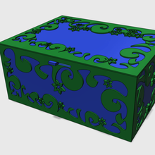 perso la scatola casa organizzatore dimenticato magico magia di archiviazione caso petto box 3d print model - Mito3D