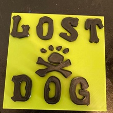 perdido cão rua banda 3d print model - Mito3D
