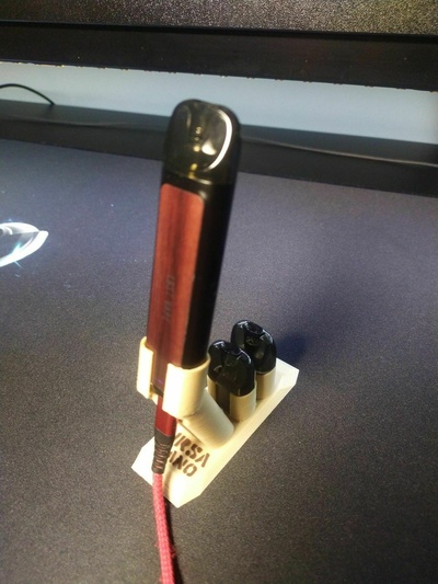 perdió vape ursa nano cargando estación cigarette soporte estante 3d print model - Mito3D