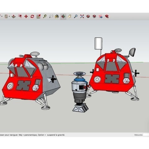 l'espace perdu de pod robot gadget 3D print model - Mito3D