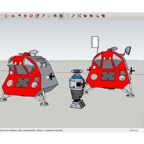 espacio perdido pod robot gadget 3D print model - Mito3D