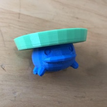 lotad - pokemon 270 art low poly chiffres aller les créatures 3d print model - Mito3D