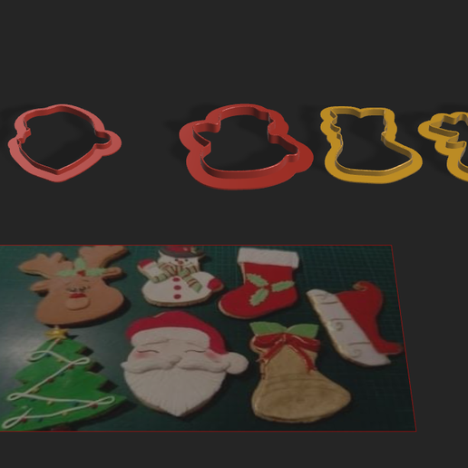 parti Cortantes Galletitas gadget kokina Navidad Cortante Nuevo 3D print model - Mito3D