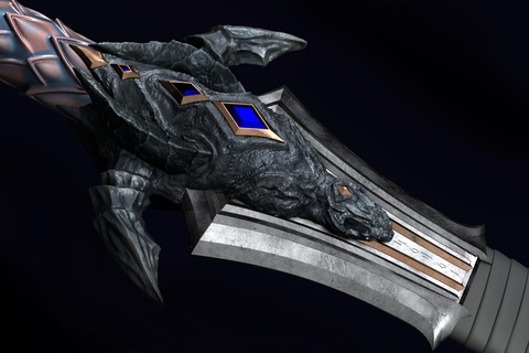 lothar Schwert Warcraft Film 3d drucken Modell Werkzeug Replik Waffe Spiel König Welt Cosplay 3d print model - Mito3D
