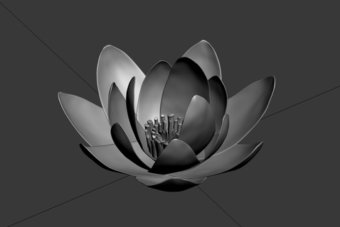 lotus 3d print model stl 3d print model - Mito3D