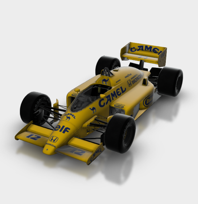 lotus 99t 1987 home automobile car vehicle rally race sports derby supercar gt 3d print model - Mito3D