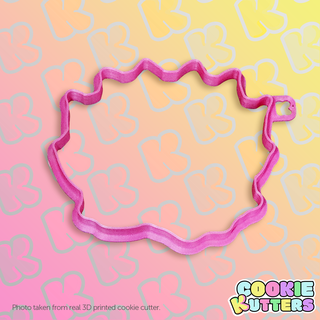 lotus blooming flower cookie cutter mold silhouette kutters kitchen food recipe cookies 3d print contour 3d print model - Mito3D