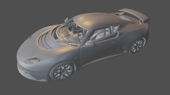 lotus Evora 2023 2022 2016 2018 2019 véhicule voiture 3d impression sports coupé Nouveau 3d print model - Mito3D