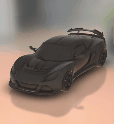 lotus exige spor 350 2014 ev turbo gt yarış araç suv ralli spor dalları araba çift turbolu otomobil 3d print model - Mito3D