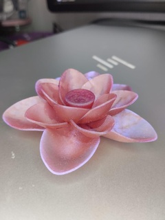 loto fiore arte decorazione fermacarte 3d print model - Mito3D