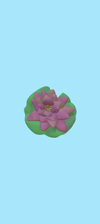 loto flor Arte juguete 3d print model - Mito3D