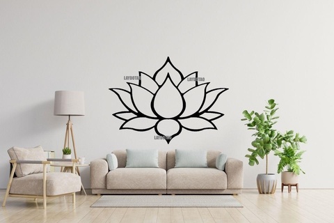 lotus fleur Accueil maison yoga spiritualité Bouddha déco 3d print model - Mito3D