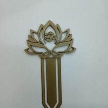 loto fiore segnalibro 3d print model - Mito3D