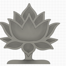 loto flor lámpara 3d print model - Mito3D
