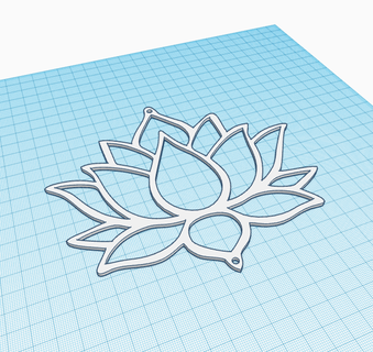 lotus çiçek mandala 3d print model - Mito3D