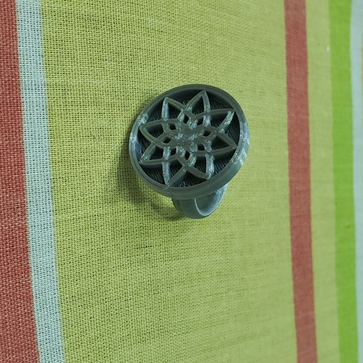 flor de lótus anel ferramenta A impressão 3d 3D print model - Mito3D