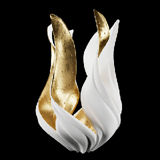 Lotus Blume Vase Design Dekor Vasen Unterstützung einfach drucken Dekoration Kunst Bildhauerei Büste 3d print model - Mito3D