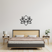 lotus çiçek duvar Sanat 2d 3d print model - Mito3D