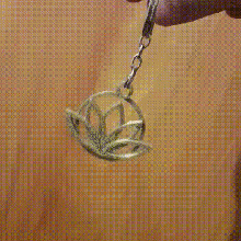 lotus flower yoga buddhism key holder - fashion lighting wisdom spirituality religion pendant 3d print model - Mito3D