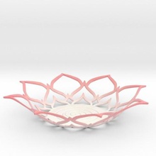 lotus tealight holder home jannie candleholders 3d print model - Mito3D